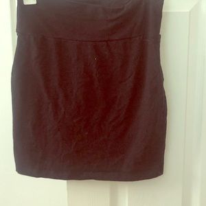 Black Bodycon Mini Skirt